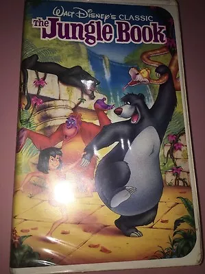 Walt Disney VHS Black Diamond The Classics The Jungle Book VHS 1991 • $31.87