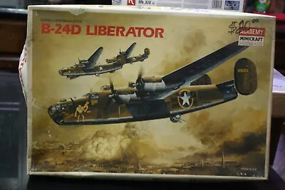 1/72 Academy Consolidated Vultee B-24D Liberator U.S WWII Bomber Model VINTAGE • $14.99