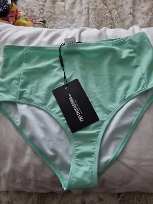 WOMENS  BIKINI BOTTOMS Missguided High Waisted Size  8 Bnwt New     BNWT • £6.99