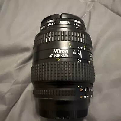 Nikon AF-NIKKOR 28-70mm F/3.5-4.5D Autofocus Zoom Lens EX COND • $40