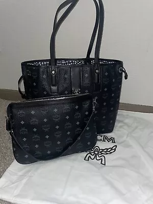 Black MCM Reversible Liz Visetos • $365