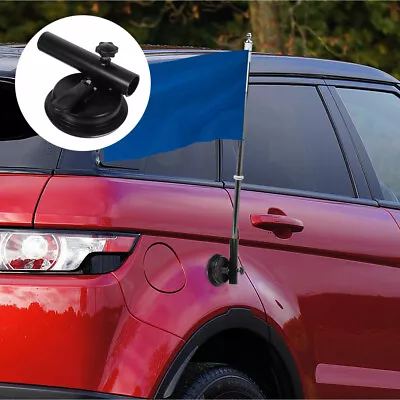  Car Flagpole Rack Magnetic Holder Bracket Flags Cup For Desert • $32.99