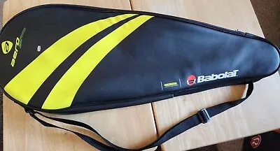 Babolat Aero Series Tennis Racket Bag Case Black Yellow Heavy Padded Zip Handle • $16.22