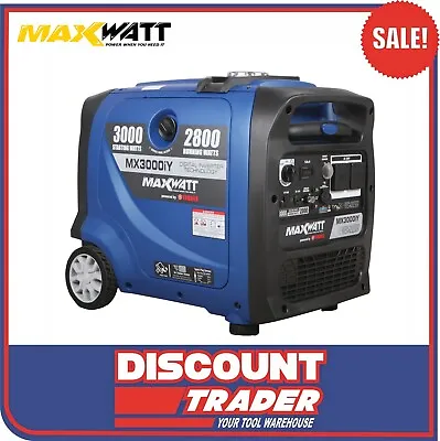 MaxWatt MX3000IY 3000W Pure Sine Digital Inverter Generator Powered By Yamaha • $2499