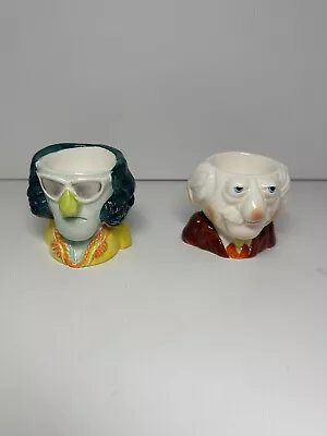 Muppet Egg Holders Servers Zoot Saxophonist Waldorf Rare Jim Henson Vtg • $80