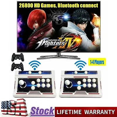 Wireless Pandora Box 40S 26800 In1 Bluetooth 3D Arcade Games Console 1-4 Player • $110.90