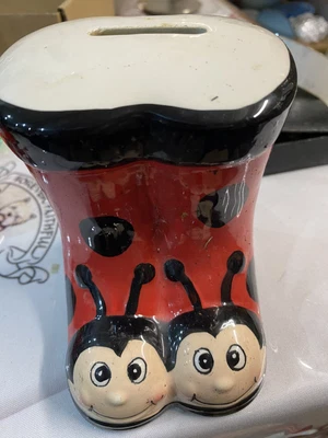 £6 • Buy Ladybirds  Money Bank &arden Ornament Ladybird Of The Garden
