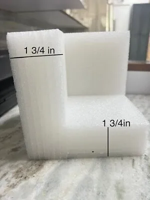 8 X High DensityWhite Foam CORNER EDGES PROTECTORS For Packing Shipping • $10.99