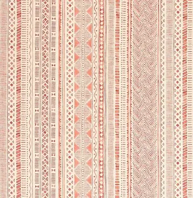 £299.99 • Buy JANE CHURCHILL CURTAIN FABRIC DESIGN  Taro Stripe  8.8 METRE CORAL LINEN BLEND