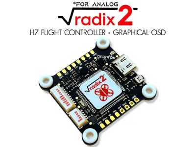 BrainFPV Radix 2 8S H7 Flight Controller V2.0 • $114.99