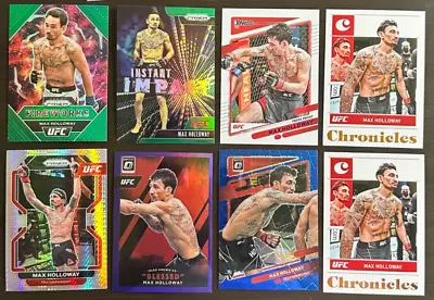 Panini Prizm Silver Green Blue & Bronze Ssp Lot (8) Max Holloway Ufc Pregraded • $1.99