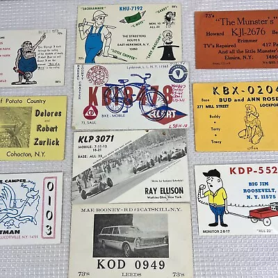 Vintage QSL Radio Cards Lot Amateur Radio QSL Cards Lot New York QSL Radio Cards • $19.99