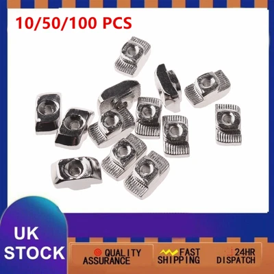£4.78 • Buy M3 - M10 M5 M6 Square Slide In Tee Nut T-Nut Aluminum Profile 20 30 40 45 Series