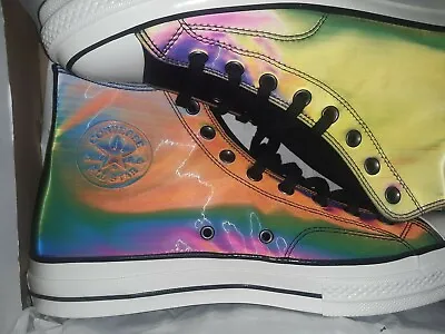 $129.50 • Buy Converse Chuck Taylor All Star Shoes Hologram Iridescent Color Shifting Men 12