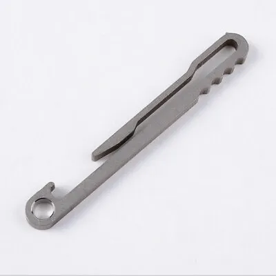  TC4 Titanium CNC Key Chain Belt Clip With Bottle Opener Pecket Outdoor EDC Tool • $9.80