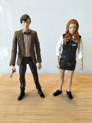 £7.49 • Buy Dr Who 5  Figures 11th Doctor With Sonic & Amy Pond Police