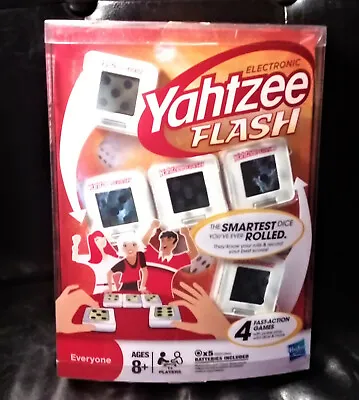 Hasbro Yahtzee Flash Electronic Dice Game New Factory Sealed • $27.34