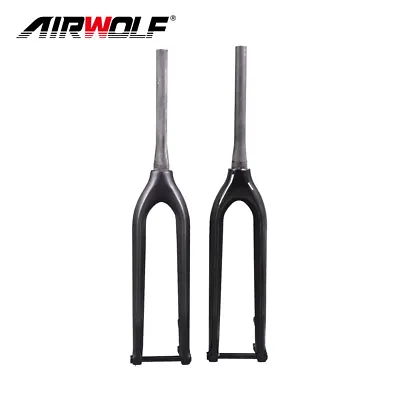 $109 • Buy 29ER 3K Matte T1000 Carbon Mountain Fork,100*15mm Tapered Thru Axle Bicycle Fork