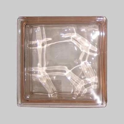 Vetromattone Ondulato Chiaro 19x19x8 Cm - Mattone In Vetro Per Design D'Interni | Resistente All'Umidità - Foto 4