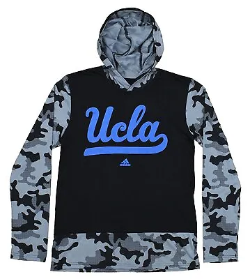 Adidas NCAA Men's UCLA Bruins Vets Day Long Sleeve Hoodie Black • $34.95