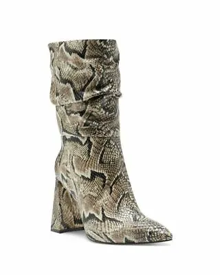 Vince Camuto AMBIE Pull On Pointed Toe Boot Multi Snake Slouchy Boots • $29.99