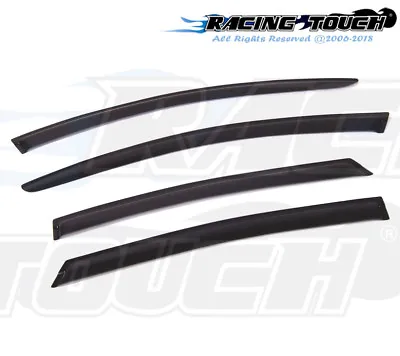 Dark Smoke Outside Mount Window Visor Rain Guard 4pcs For Mazda Mazda6 2010-2012 • $52.45