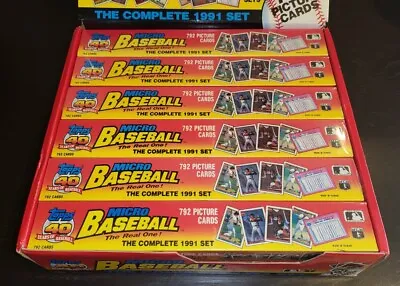 1991 Topps Micro Mini Baseball Card Set Factory Sealed From Sealed Case • $24.85