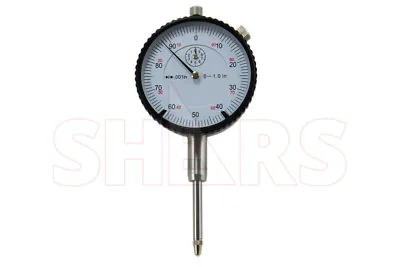 1  High Precision Dial Indicator .001  Agd 2 Graduation Lug Back White New !] • $14.40