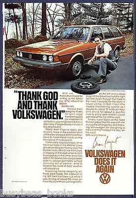 $7.41 • Buy 1978 VOLKSWAGEN DASHER Advertisement, VW Dasher Wagon With Flat Tire