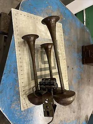 $199.99 • Buy Vintage  Triple Horn Setup 1930s 1940’s 1950’s 1960’s (n7n4