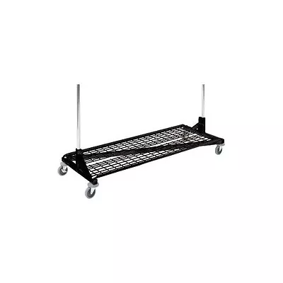  Only Hangers Bottom Shelf For Rolling  Z Rack Black Color • $96.57