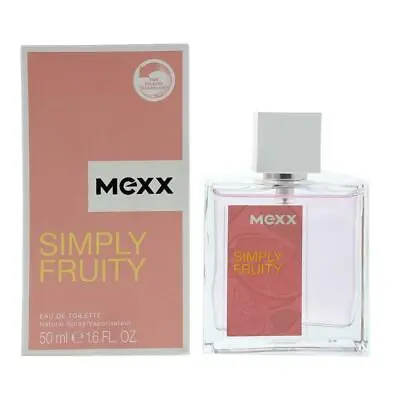 Mexx Simply Fruity Eau De Toilette 50ml Spray For Her - NEW. Women's EDT • £10.40