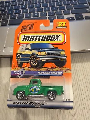 MatchBox In Blister Pack - Series 5 - #21 - 1956 Ford Pick Up - Green - Delivery • $8.99