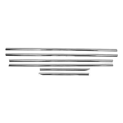 Window Molding Trim Streamer For VW Golf SportWagen Mk7 2015-2019 Steel Silver • $69.90