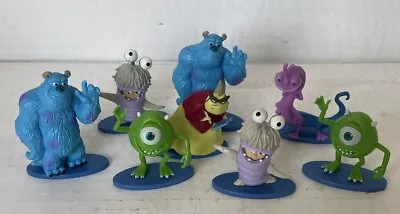 Monsters Inc Pixar SET OF 8 Mattel  Collection 2-3  Figures Cake Topper • $9.99