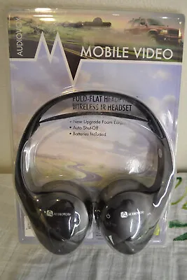 $15.99 • Buy Audiovox Headphones Mobile Video Wireless IR Headset Fold Flat Auto Shut-Off 