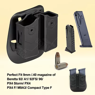 Magazine Holster For Beretta 92 92FS PX4 Storm M9A3 PX4 F 96 9mm .40 Mag Pouch • $18.59