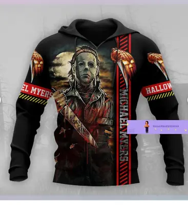 Michael Myers 3D HOODIE HALLOWEEN GIFT CHRISTMAS GIFT OVER PRINT BEST PRICE • $32.99