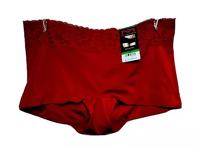 New MAIDENFORM Boyshort ❤ Sexy RED Lace Sz L /7 And XL/8  • $7.95