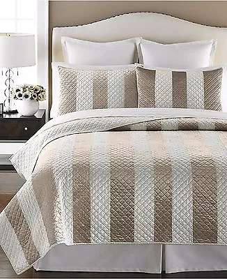 Martha Stewart Collection Siena Stripe Quilt • $79.99