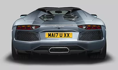 Private Number Plate MAN U Xx Officially MA17 UXX MAN Utd Plate For 2017+ Cars • £1495