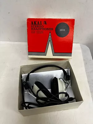 Vintage Akai ASE-9S Stereo Headphones With Original Box • $39.99