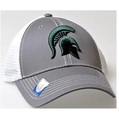 Michigan State Spartans Snapback Hat Adjustable Gray Mesh Cap NCAA • $20