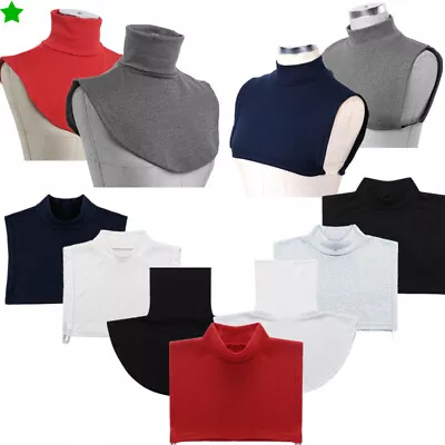 Unisex False Turtleneck Neck Dickey Mock Half Top Collar Neck Faux Neckline Hot • $8.38