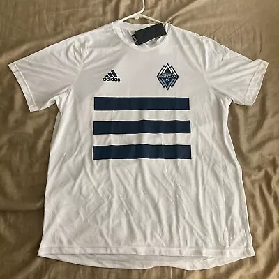 Adidas Vancouver Whitecaps FC Shirt MLS Soccer Classic Men’s LARGE NWT • $19.99