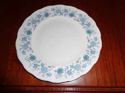 Very Pretty Colclough  BRAGANZA Small Side Plate 6 1/4  Blue Floral Flowers • £9.99