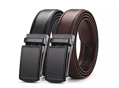 2 Pack Men's Belt West Leathers Slide Ratchet Belt  44 Inches（Random Color) • $11.99