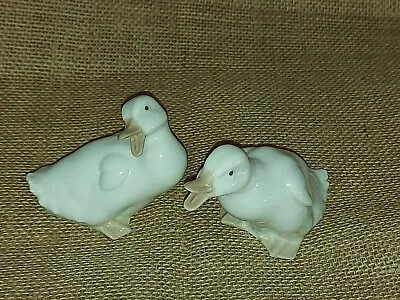 2 X Nao Pottery Duck Ornaments Perfect Condition 3  & 4  High • £15