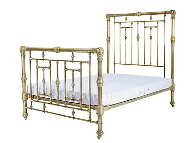 American 19th Century Ornate Brass Double Bed • $6427.48