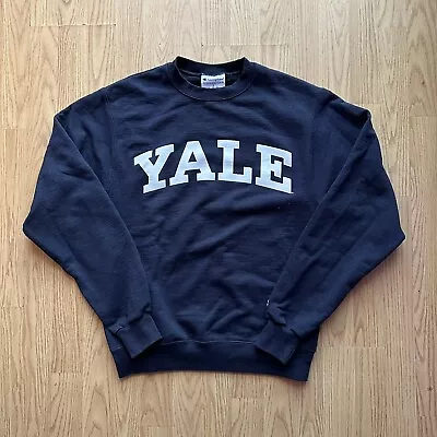 Vintage Yale Champion Sweatshirt Long Sleeve Size Small • $22